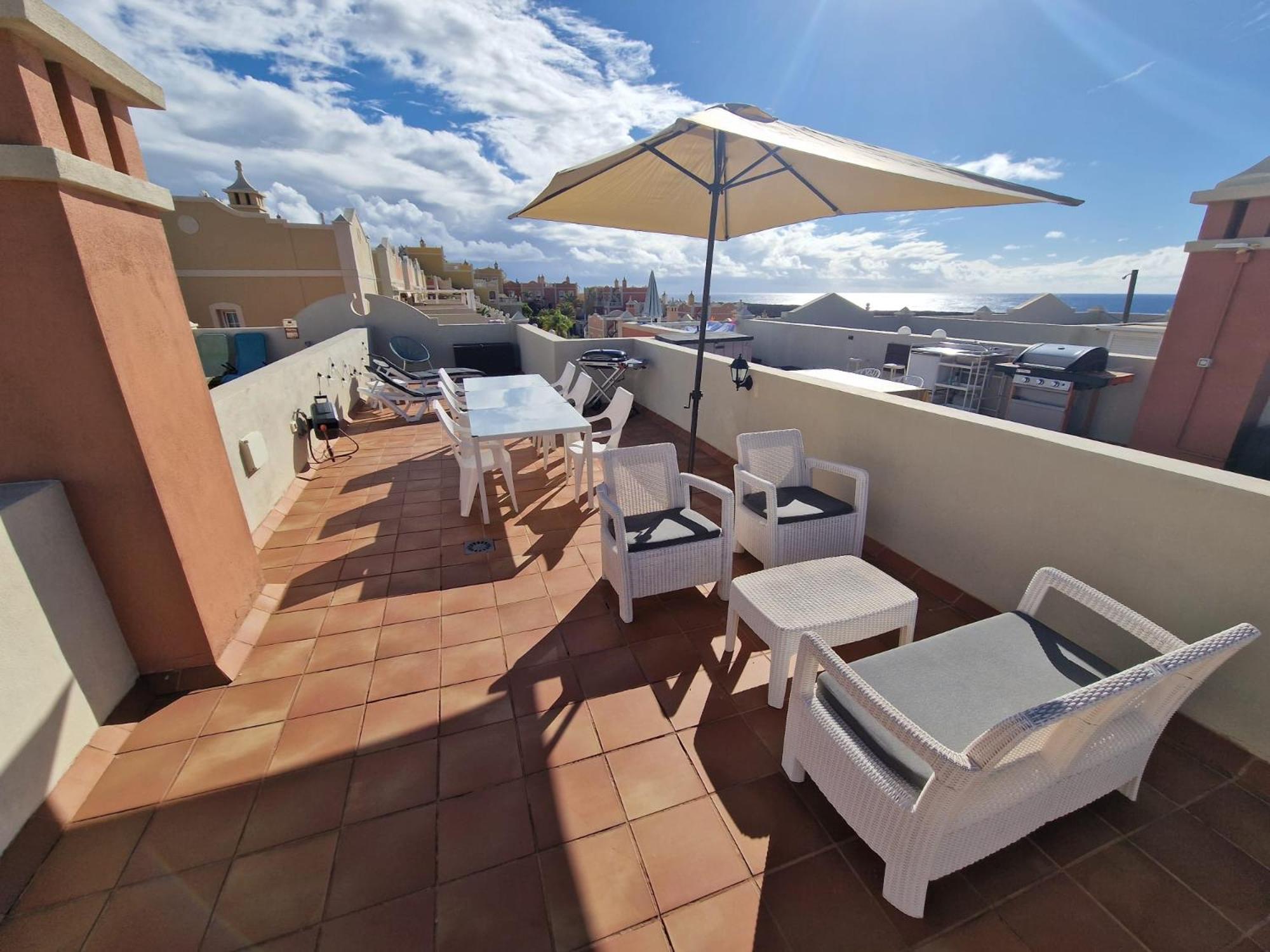 Sunset Rooftop Terrace Apartment Palm-mar Luaran gambar